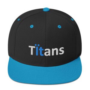 Black and blue cap with "Titans" text.