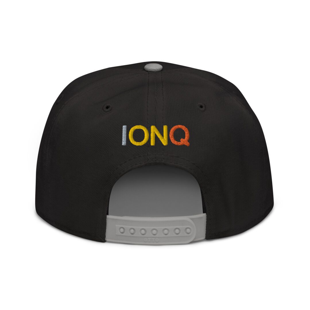 Black cap with "IONQ" embroidered on back.