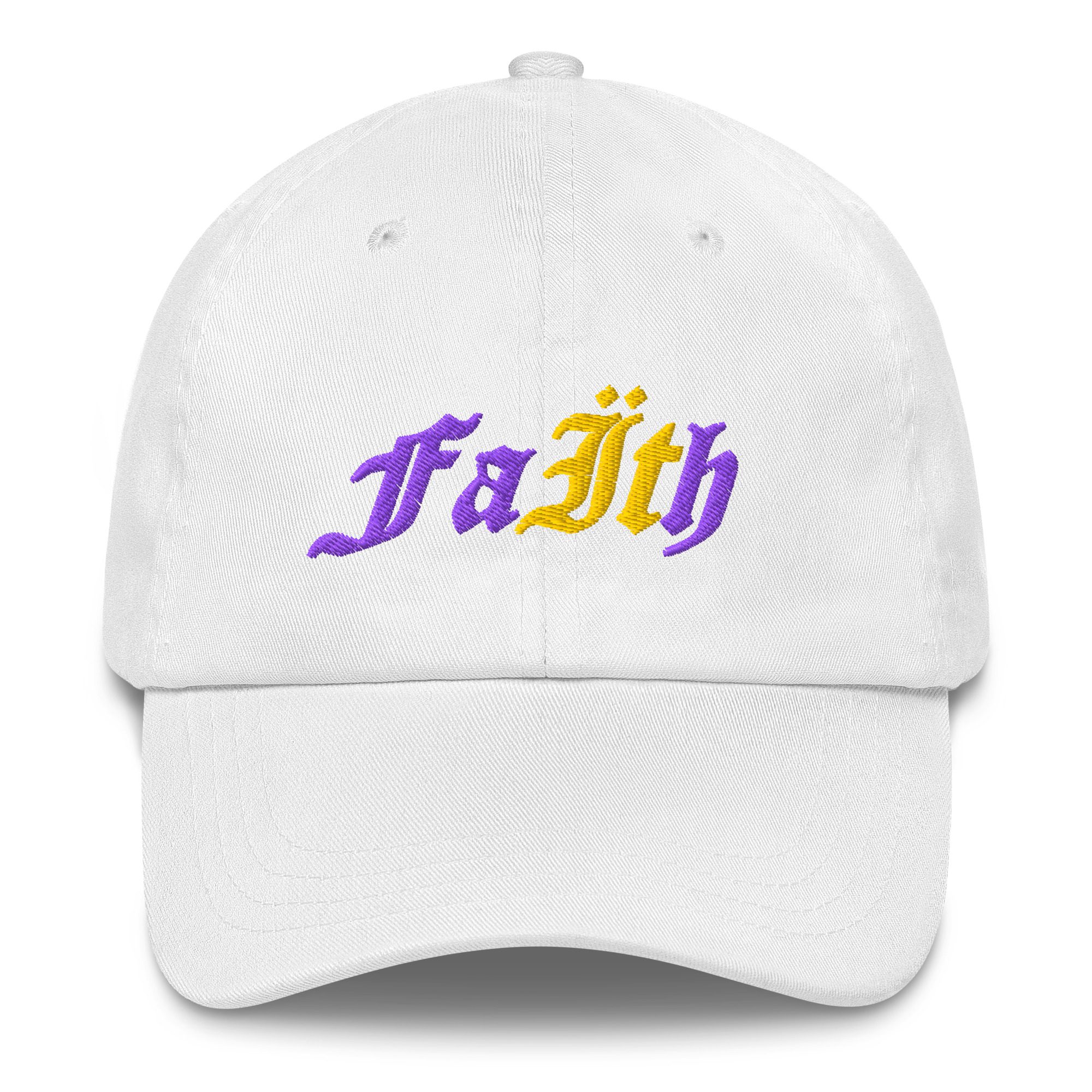 699ca82b595da_Faith classic-dad-hat-white-front-6983735a6a305